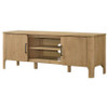 Rowe 65-inch 2-door Wood TV Stand Media Console Light Oak / CS-701652