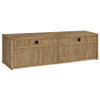 Sentnor 79-inch 4-door Engineered Wood TV Stand Media Console Mango / CS-700933