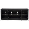 Leandro 72-inch 4-door TV Stand Media Console Burnished Black / CS-704633