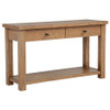 Beasley 2-Drawer Wood Console Table Golden Oak / CS-723329