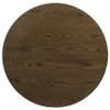 Kessler Round Sculptural Wood Coffee Table Brown / CS-735998