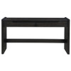 Leandro 2-drawer Home Office Writing Desk Burnished Black / CS-800790