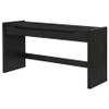 Leandro 2-drawer Home Office Writing Desk Burnished Black / CS-800790