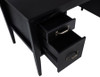 Graham 54-inch 4-drawer Double Pedestal Lift Top Computer Desk Black / CS-800866