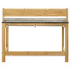 Besler 47-inch SmartTop Writing Desk with Shelf Cement and Natural / CS-801075
