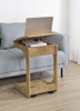 Ralston C-Shaped Lift-Top Sofa Side Table With Casters Mango / CS-930292