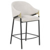Chadwick Fabric Upholstered Counter Height Chair Beige (Set of 2) / CS-183436N