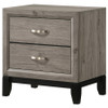 Watson 2-drawer Nightstand Bedside Table Light Taupe / CS-215912