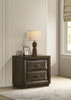 Atlas 2-drawer Bedroom Nightstand Bedside Table Dark Oak / CS-215972