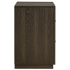 Atlas 2-drawer Bedroom Nightstand Bedside Table Dark Oak / CS-215972