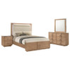 Leanne 4-piece Queen Bedroom Set Light Oak / CS-223131Q-S4