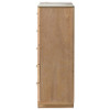 Leanne 5-drawer Sinter Stone Top Chest of Drawers Light Oak / CS-223135