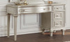 Evangeline 4-drawer Vanity Desk Makeup Table Silver Oak / CS-223397