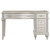 Evangeline 4-drawer Vanity Desk Makeup Table Silver Oak / CS-223397