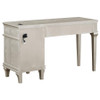 Evangeline 4-drawer Vanity Desk Makeup Table Silver Oak / CS-223397