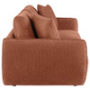 Elysia Chenille Upholstered Modular Lounge Loveseat Coral / CS-551891-LOVE