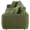 Elysia Chenille Upholstered Modular Lounge Sofa Green / CS-551895-SOFA