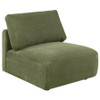 Elysia 5-piece Chenille Upholstered Modular Sectional Sofa Green / CS-551895-SETA