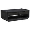 Leandro 2-drawer Wood Cocktail Coffee Table Burnished Black / CS-704638