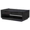 Leandro 2-drawer Wood Cocktail Coffee Table Burnished Black / CS-704638