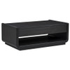 Leandro 2-drawer Wood Cocktail Coffee Table Burnished Black / CS-704638
