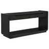 Leandro 2-drawer Entryway Sofa Console Table Burnished Black / CS-704639