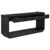 Leandro 2-drawer Entryway Sofa Console Table Burnished Black / CS-704639