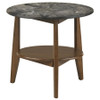 Bradley 3-Piece Round SmartTop Coffee Table Set Smokey Grey and Brown / CS-706458-S3