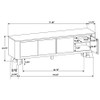 Trotter 71-inch 4-Door Wood TV Stand Media Console Brown / CS-720133