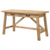 Fabian 54-inch 2-drawer Computer Writing Desk Distressed Light Brown / CS-801605