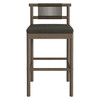 Eleni Outdoor Patio Teak Wood Bar Stools Set of 2 by Modway / EEI-7626