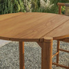 Eleni Round 35 Inch Outdoor Patio Teak Wood Round Bar Table by Modway / EEI-7628