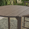Eleni Round 35 Inch Outdoor Patio Teak Wood Round Bar Table by Modway / EEI-7628