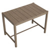 Eleni Rectangle 56-Inch Outdoor Patio Teak Wood Rectangular Bar Table by Modway / EEI-7629