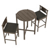 Eleni 3-Piece Outdoor Patio Teak Wood Bar Set by Modway / EEI-7630
