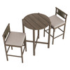 Eleni 3-Piece Outdoor Patio Teak Wood Bar Set by Modway / EEI-7630