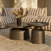 Lanuza - Outdoor Taupe End Coffee Table / VGVK-CTA088M