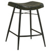Bayu Leather Upholstered Counter Stool Espresso (Set of 2) / CS-109258
