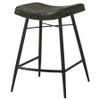 Bayu Leather Upholstered Counter Stool Espresso (Set of 2) / CS-109258