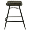 Bayu Leather Upholstered Counter Stool Espresso (Set of 2) / CS-109258