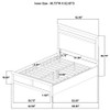Hendricks 5-piece Queen Bedroom Set Light Oak / CS-222651Q-S5