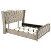 Lorient 5-piece California King Bedroom Set Ivory and Camel / CS-222661KW-S5B