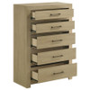 Hendricks 5-drawer Bedroom Chest of Drawers Light Oak / CS-222655
