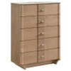 Leanne 5-piece Queen Bedroom Set Light Oak / CS-223131Q-S5
