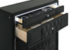Lorient 5-piece California King Bedroom Set Black / CS-223161KW-S5B