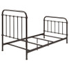 Livingston Metal Twin Open Frame Bed Dark Bronze / CS-300399T