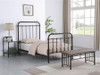 Livingston Metal Twin Open Frame Bed Dark Bronze / CS-300399T