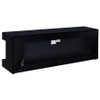 Mallory TV Stand Fireplace Console Bluetooth Speaker Black High Gloss / CS-701803