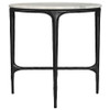 Hermas 3-piece Round Marble Coffee and End Table Set White / CS-710738-S3