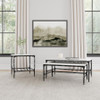 Ebby 2-piece Genuine Marble Top Nesting Coffee Tables White / CS-710740